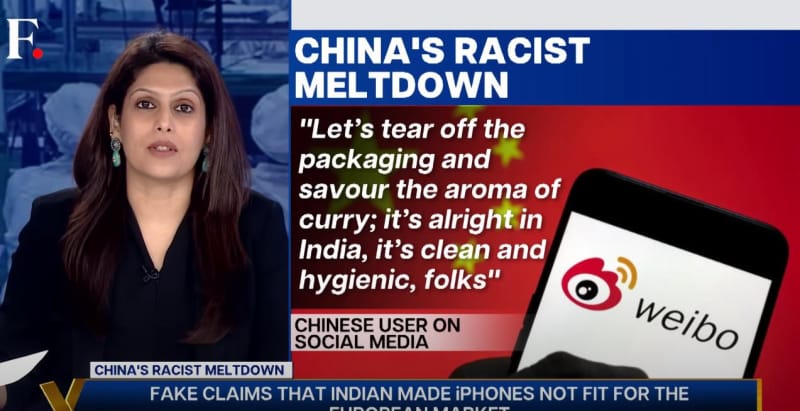 印度网友评论：印度制造的iPhone15引发中国“种族主义”崩溃，说印度制造可以用“咖喱味”来区分！