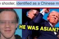 特朗普被刺，新闻一开始说他是中国人！