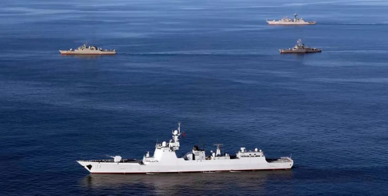 中国、伊朗和俄罗斯在阿曼湾举行联合海军演习，印度怎么没有参加？