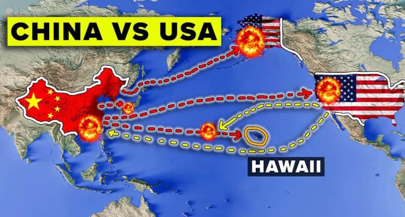 YouTube博主：如果中美开战谁会赢？见证全球大国碰撞的史诗级冲突！