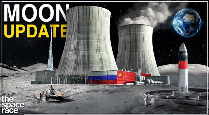 中国和俄罗斯公布2033年至2035年在月球上建立核电站的计划！