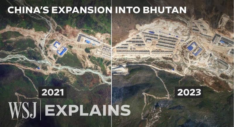 美媒:中国正在喜马拉雅不丹北部修建村庄､道路和军事基础设施,对印度的安全构成威胁! ...