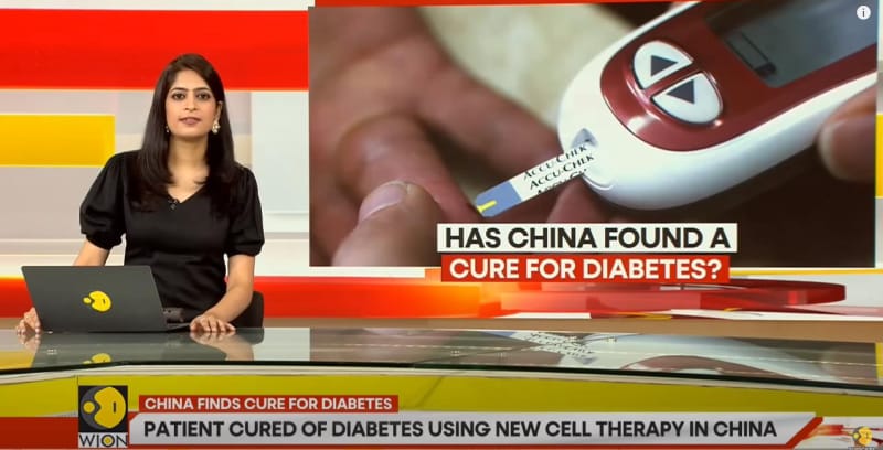 印媒:医学奇迹,中国治疗糖尿病的新方法!