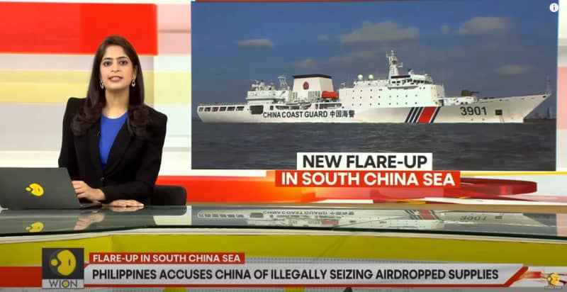 印媒:南海-菲律宾指责中国非法夺取空投物资!